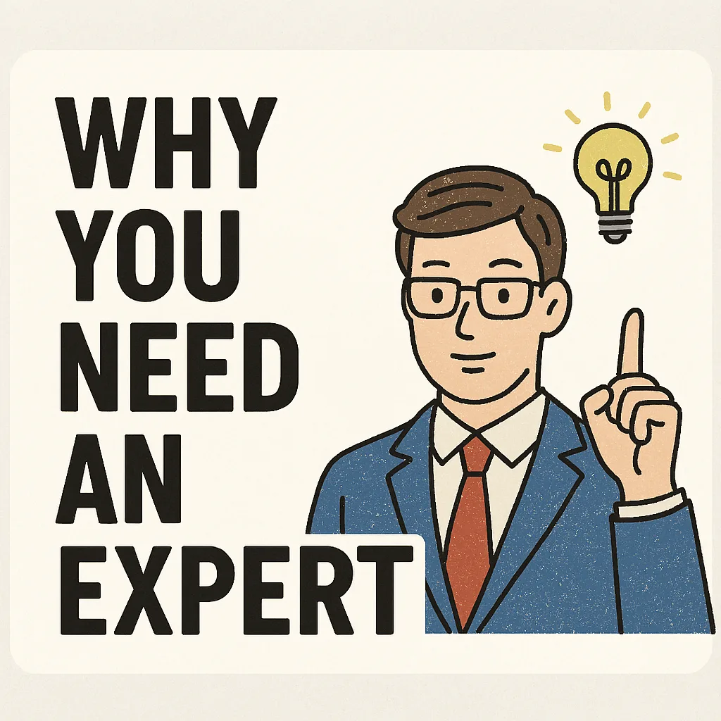 why you need an expert